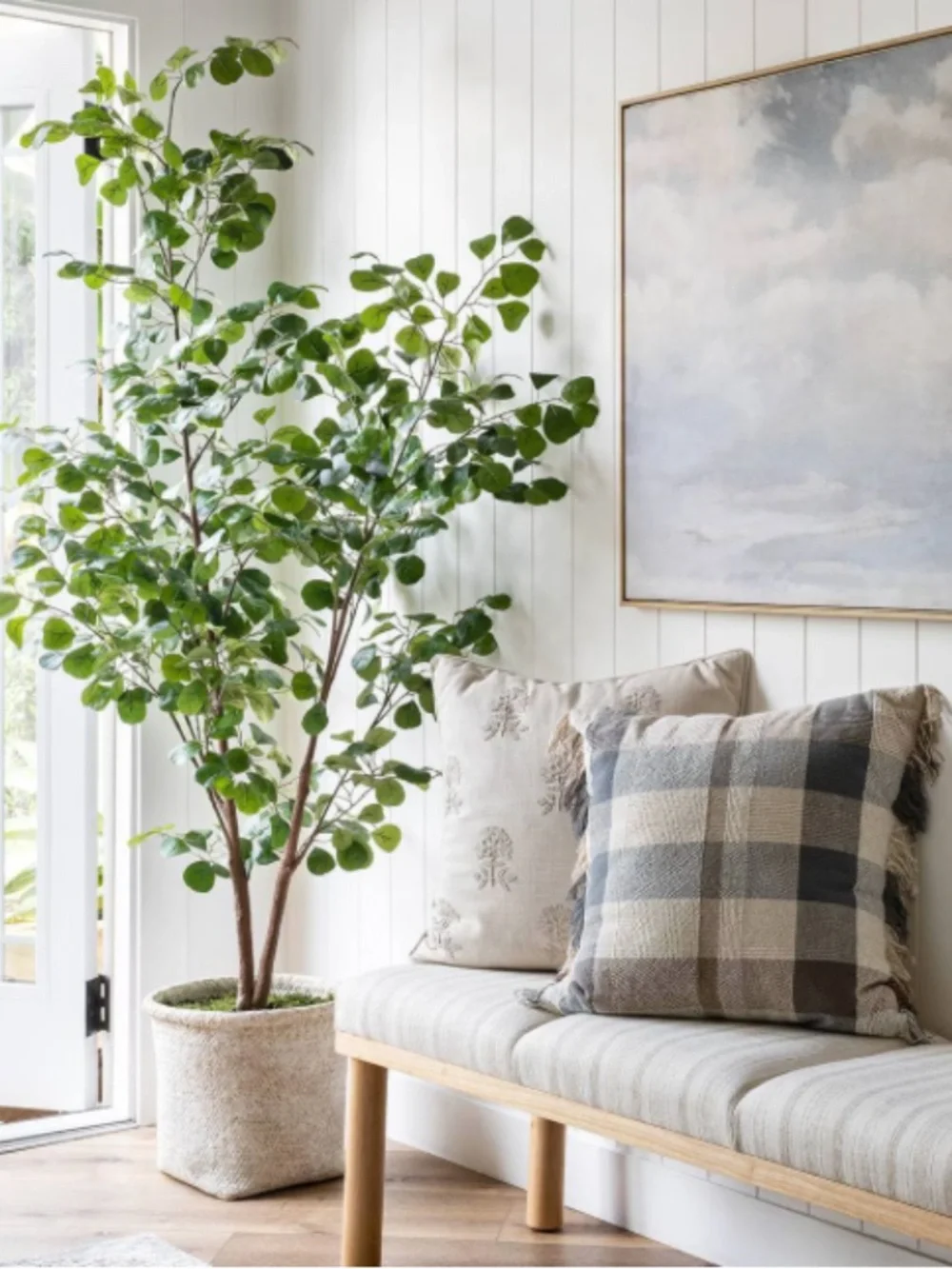 The Square Embroidered Floral Decorative Throw Pillow from the Threshold™
